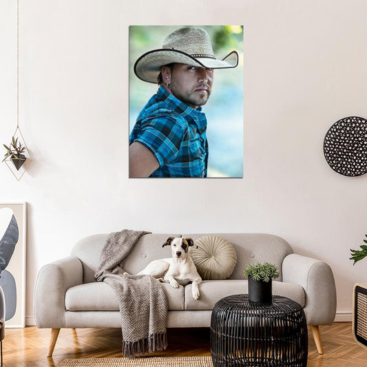 Jason Aldean Country Pop Singer Music Art Wall Art Print Poster