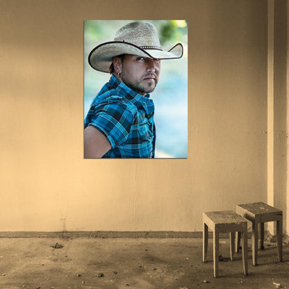 Jason Aldean Country Pop Singer Music Art Wall Art Print Poster