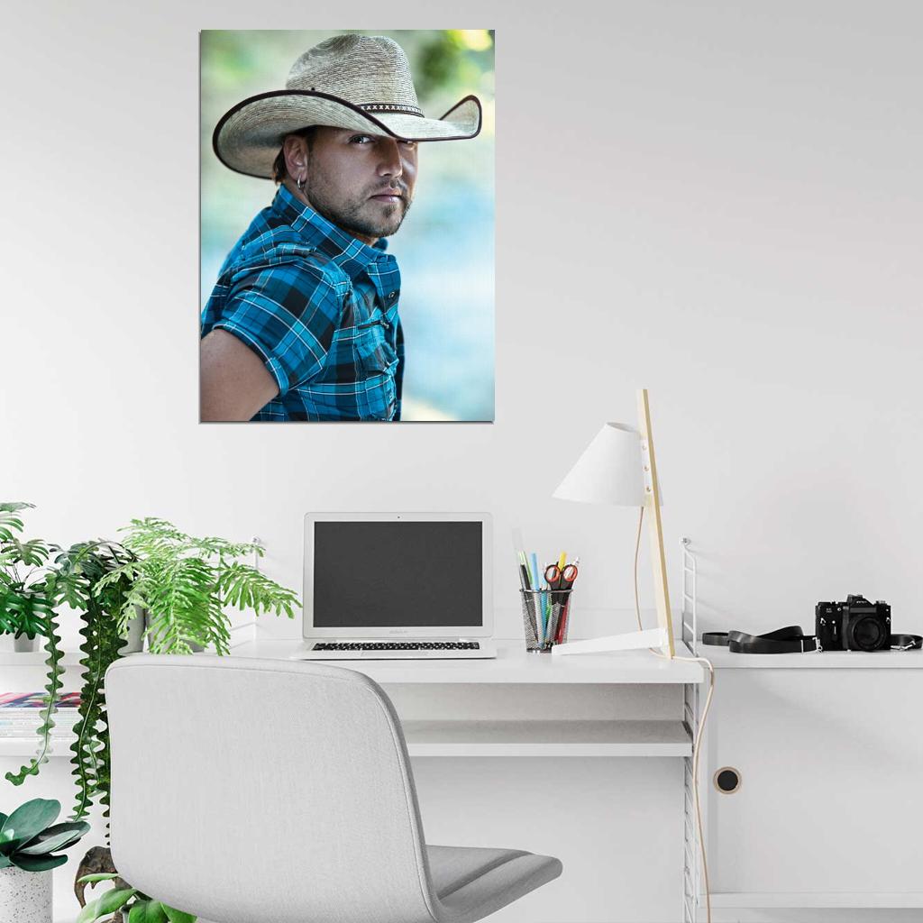 Jason Aldean Country Pop Singer Music Art Wall Art Print Poster