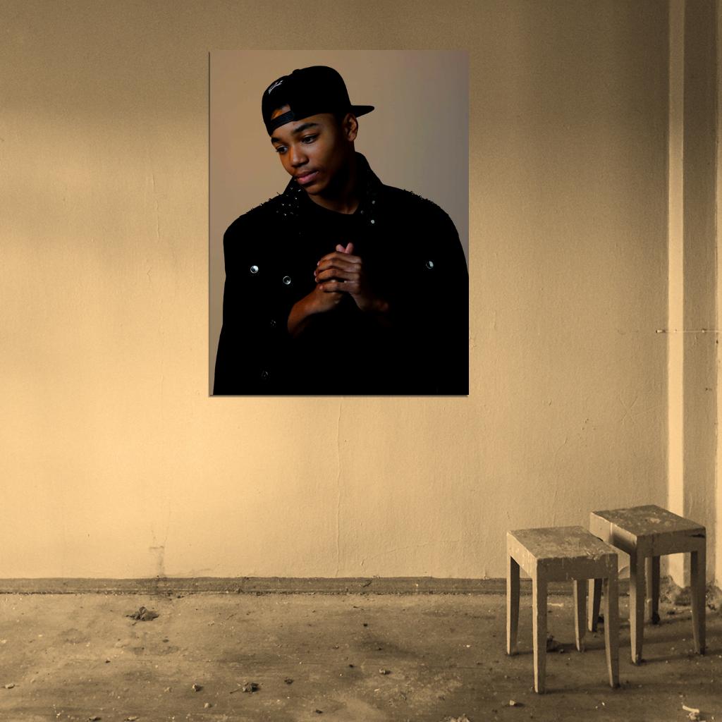 Josh Levi Pop Singer Music Art Wall Art Print Poster