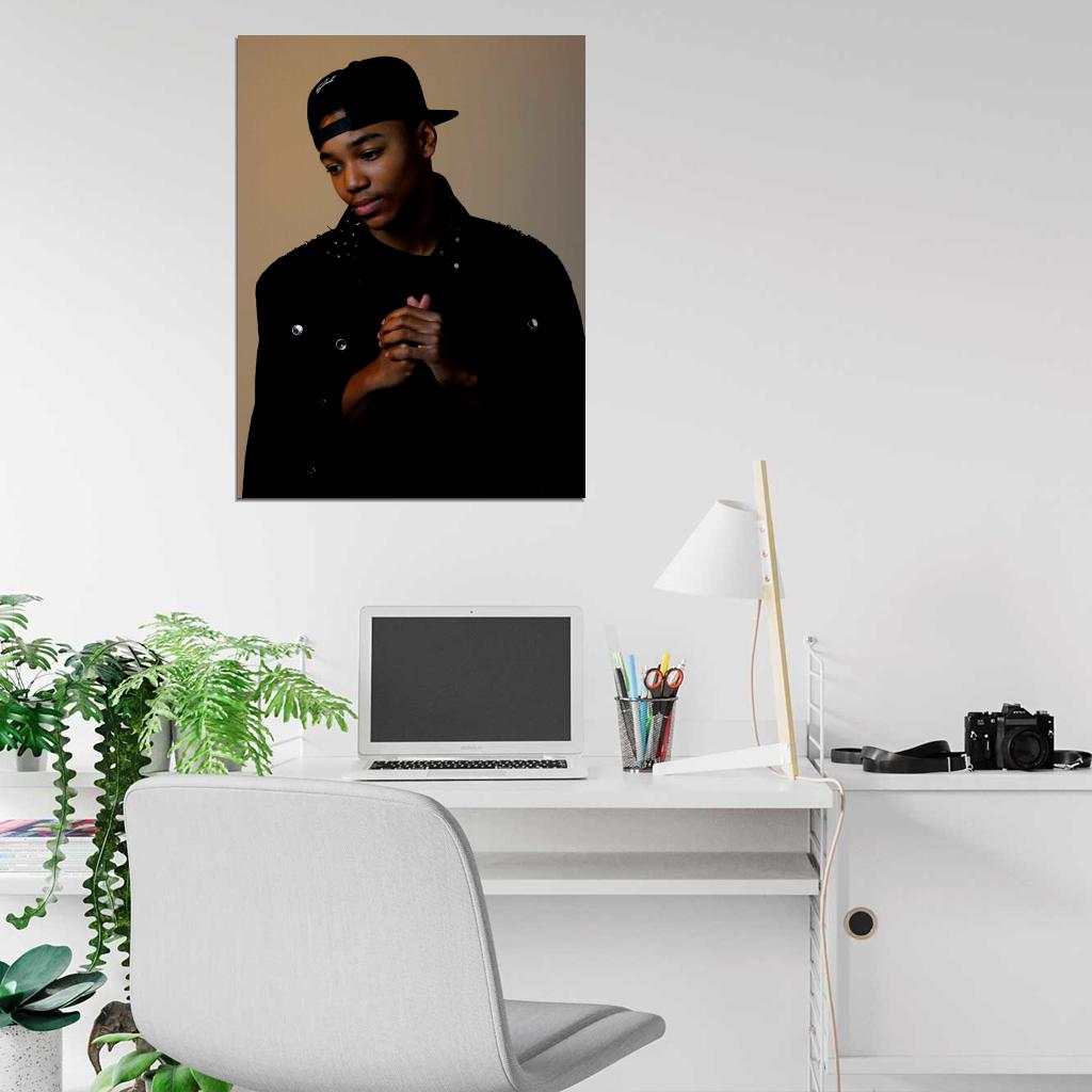 Josh Levi Pop Singer Music Art Wall Art Print Poster