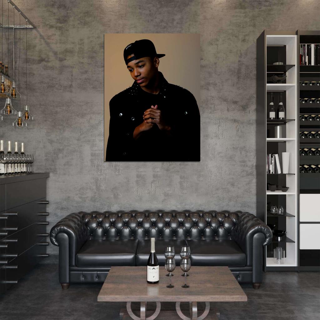 Josh Levi Pop Singer Music Art Wall Art Print Poster