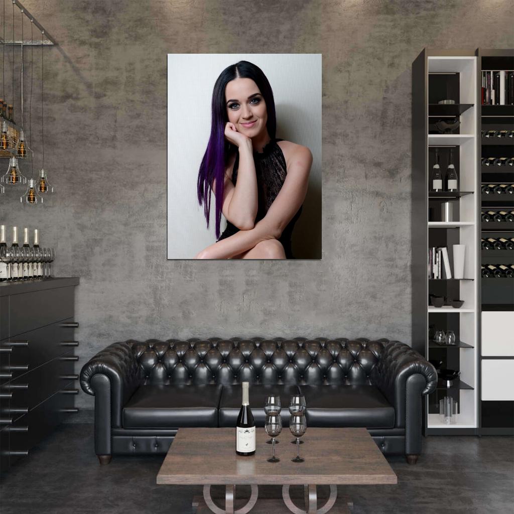 Katy Perry Cute Pop Rock Singer Music Art Wall Art Print Poster