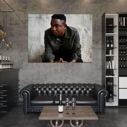 Kendrick Lamar Hip Hop Singer Music Art Wall Art Print Poster