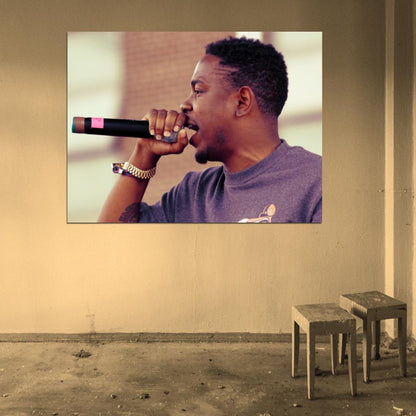 Kendrick Lamar Hip Hop Singer Music Art Wall Art Print Poster