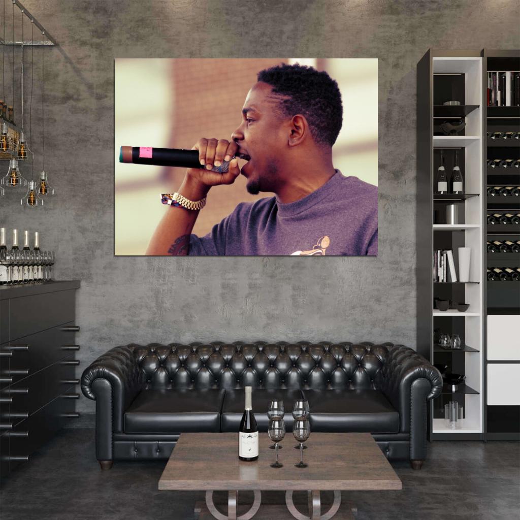 Kendrick Lamar Hip Hop Singer Music Art Wall Art Print Poster