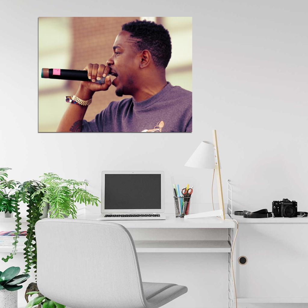 Kendrick Lamar Hip Hop Singer Music Art Wall Art Print Poster
