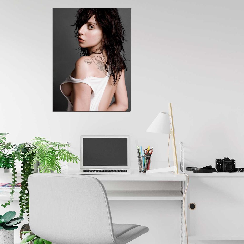 Lady Gaga Hot Sexy Dance Pop Singer Music Art Wall Art Print Poster