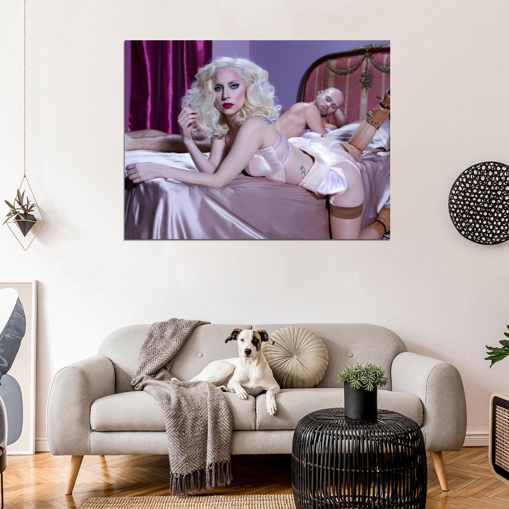 Lady Gaga Sexy Hot Pop Singer Music Art Wall Art Print Poster