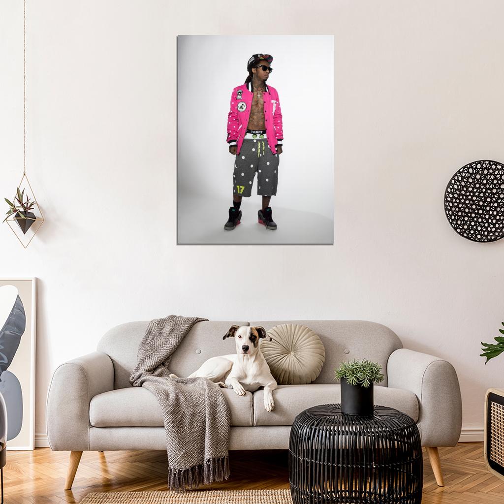 Lil Wayne Hip Hop Singer Music Art Wall Art Print Poster