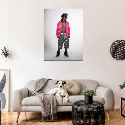 Lil Wayne Hip Hop Singer Music Art Wall Art Print Poster