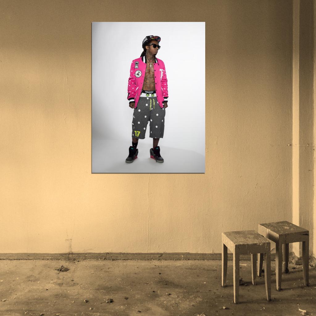Lil Wayne Hip Hop Singer Music Art Wall Art Print Poster