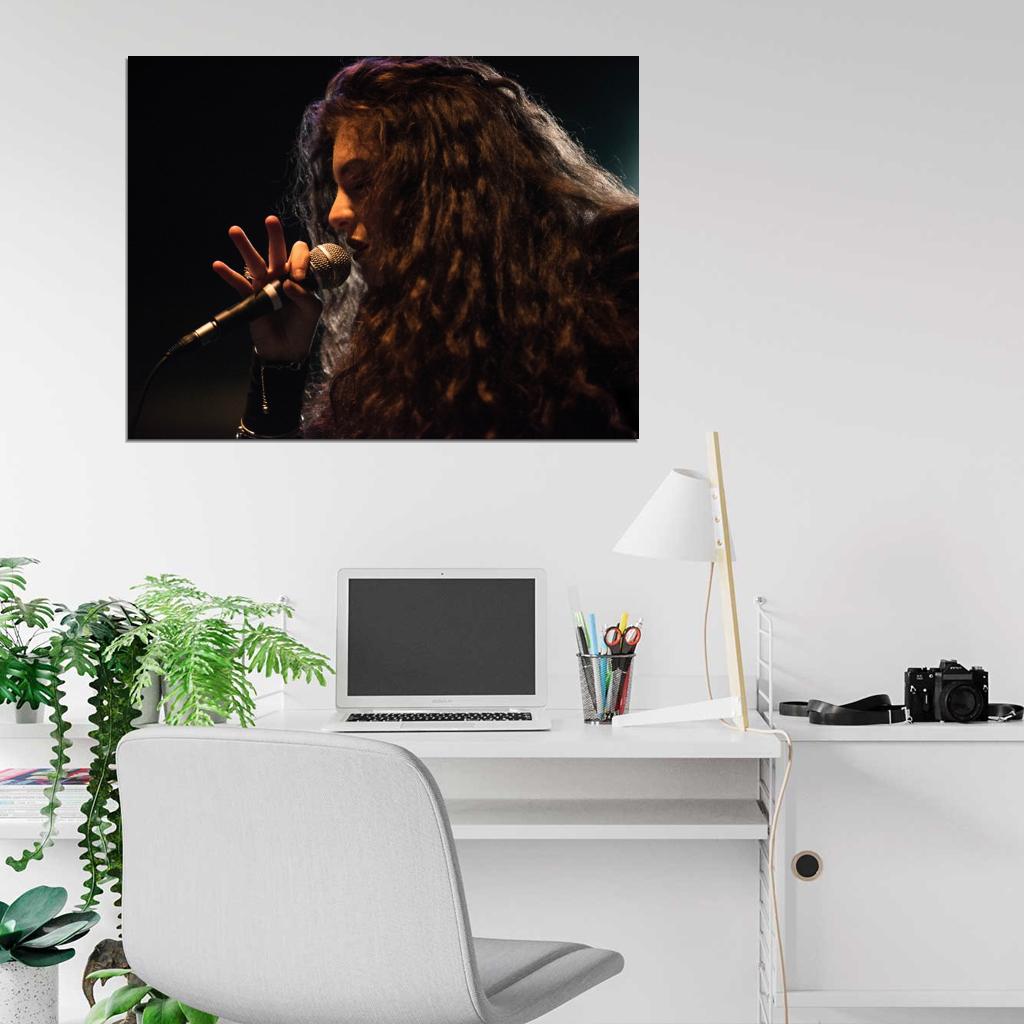 Lorde Indie Pop Singer Music Art Wall Art Print Poster
