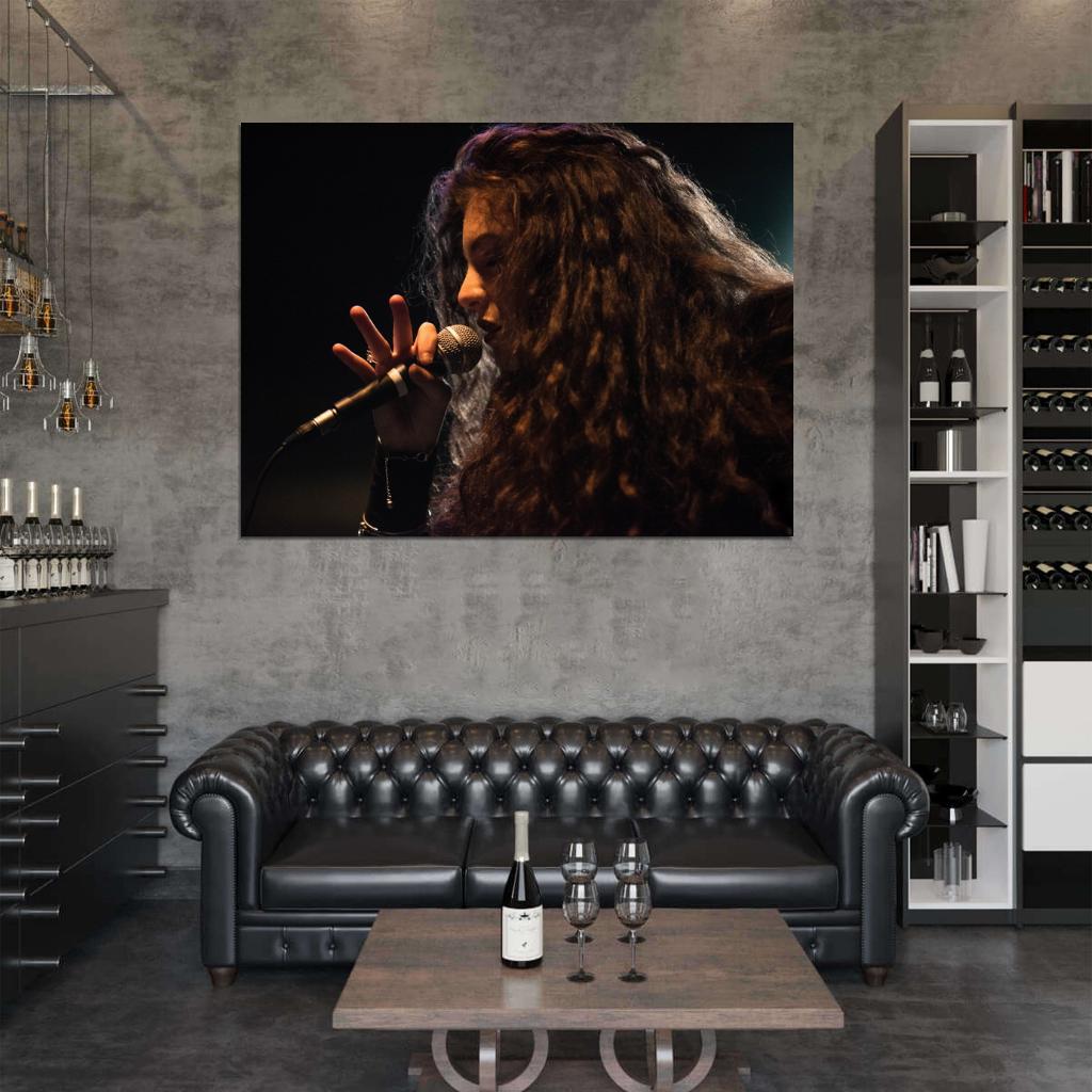Lorde Indie Pop Singer Music Art Wall Art Print Poster