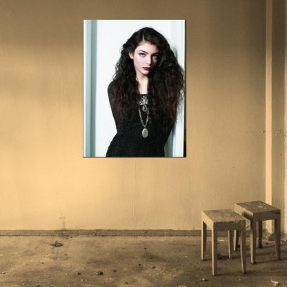 Lorde Beauty Pop Singer Music Art Wall Art Print Poster