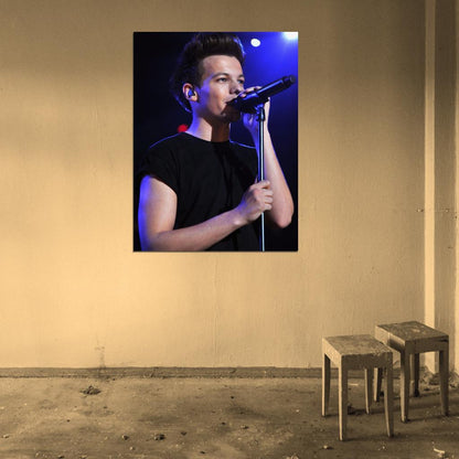 Louis Tomlinson Pop Pop Rock Singer Music Art Wall Art Print Poster