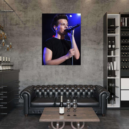 Louis Tomlinson Pop Pop Rock Singer Music Art Wall Art Print Poster