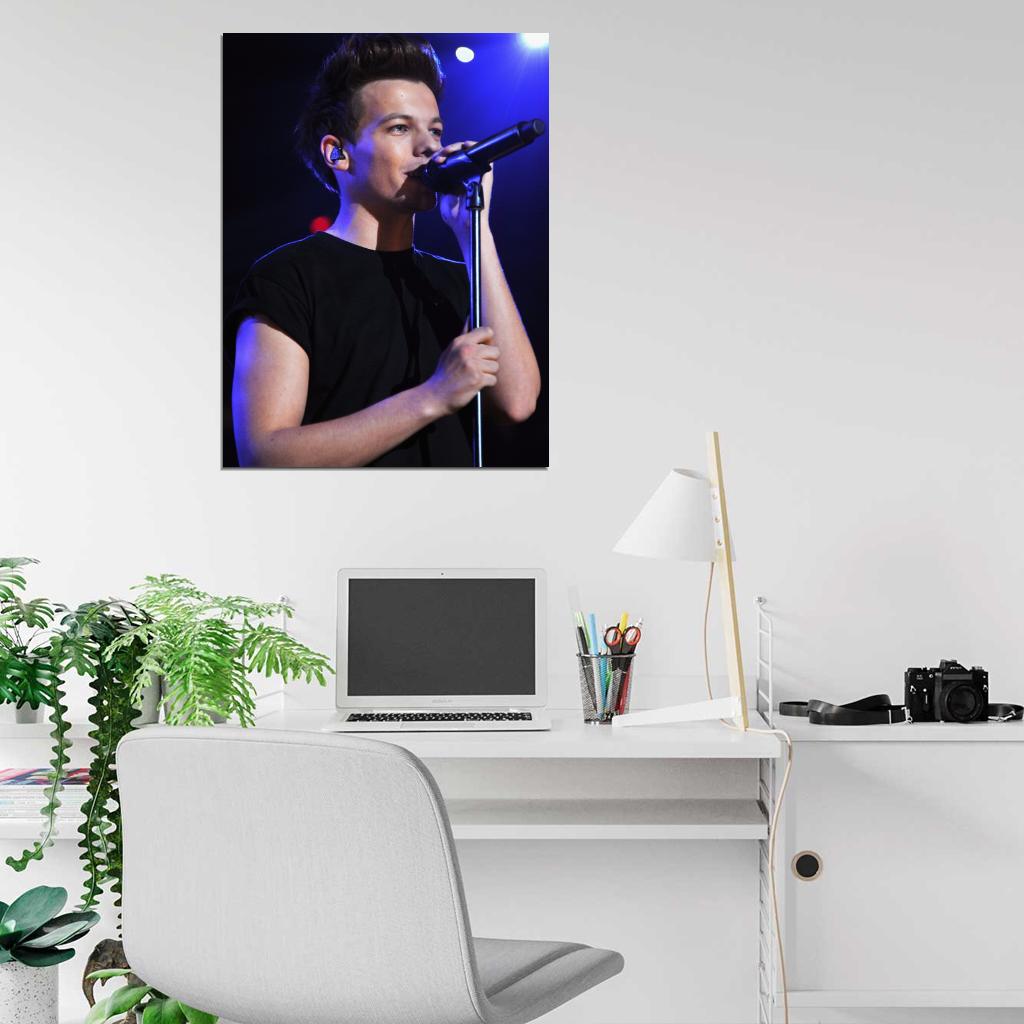 Louis Tomlinson Pop Pop Rock Singer Music Art Wall Art Print Poster