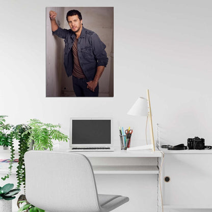 Luke Bryan Country Pop Singer Music Art Wall Art Print Poster