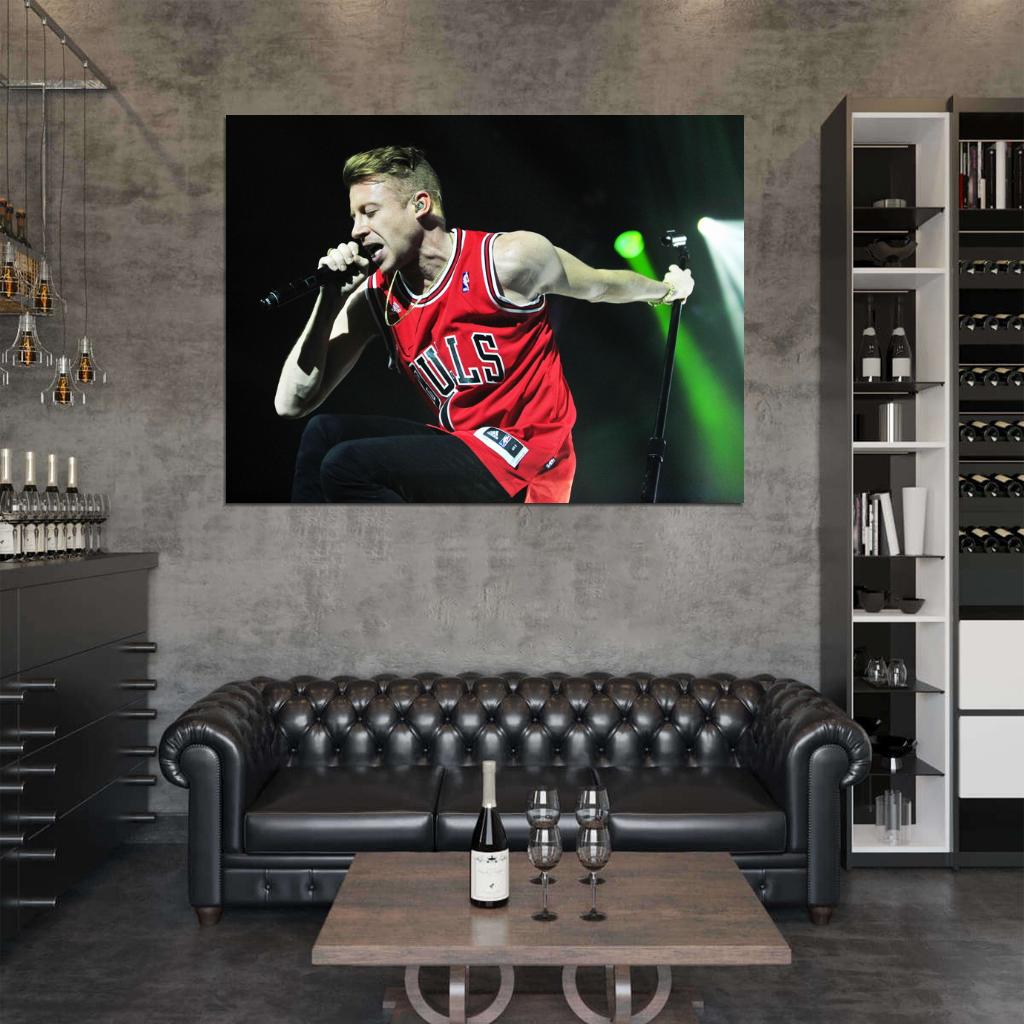 Macklemore Hip Hop Singer Music Art Wall Art Print Poster