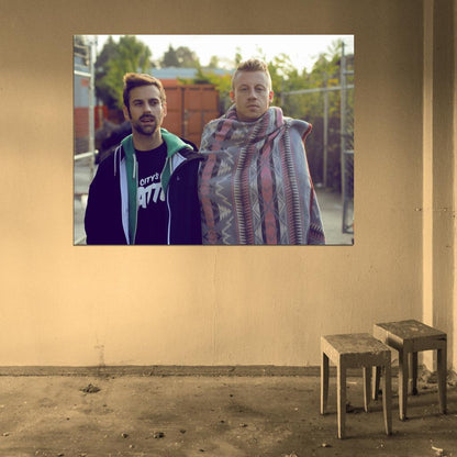 Macklemore & Ryan Lewis Hip Hop Singer DJ Music Art Wall Art Print Poster