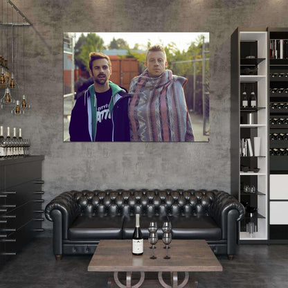 Macklemore & Ryan Lewis Hip Hop Singer DJ Music Art Wall Art Print Poster