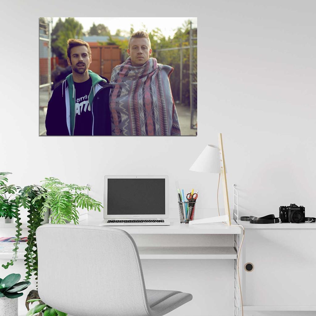 Macklemore & Ryan Lewis Hip Hop Singer DJ Music Art Wall Art Print Poster