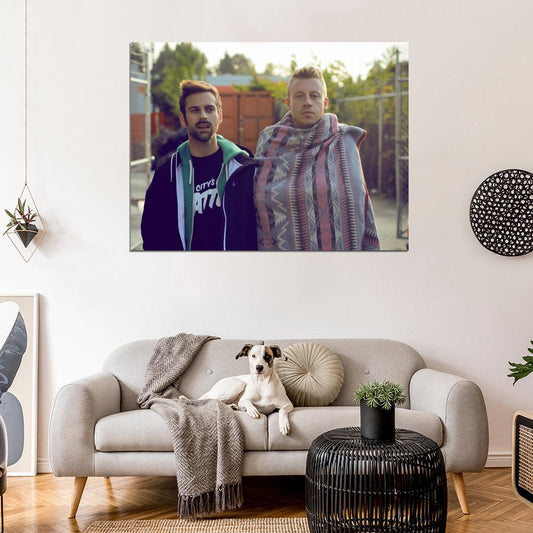 Macklemore & Ryan Lewis Hip Hop Singer DJ Music Art Wall Art Print Poster