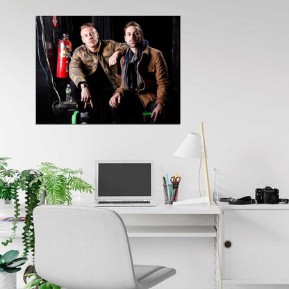 Macklemore & Ryan Lewis Hip Hop Singer DJ Music Art Wall Art Print Poster