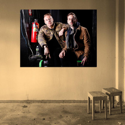 Macklemore & Ryan Lewis Hip Hop Singer DJ Music Art Wall Art Print Poster