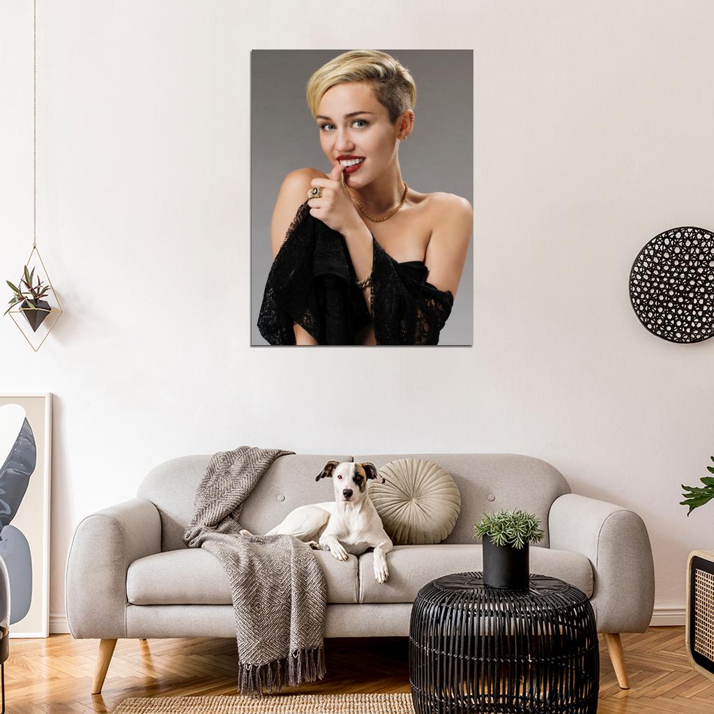 Miley Cyrus Beauty Hot Country Pop Singer Music Art Wall Art Print Poster