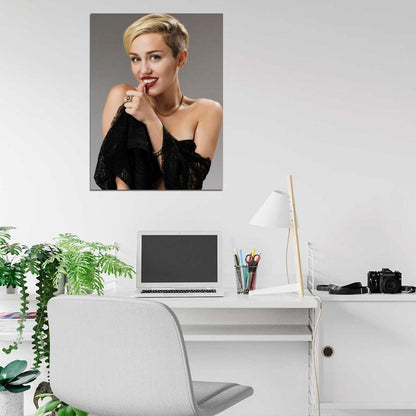 Miley Cyrus Beauty Hot Country Pop Singer Music Art Wall Art Print Poster
