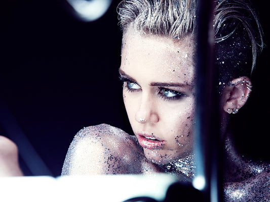 Miley Cyrus Beauty Glamour Portrait Country Pop Singer Music Art Wall Art Print Poster