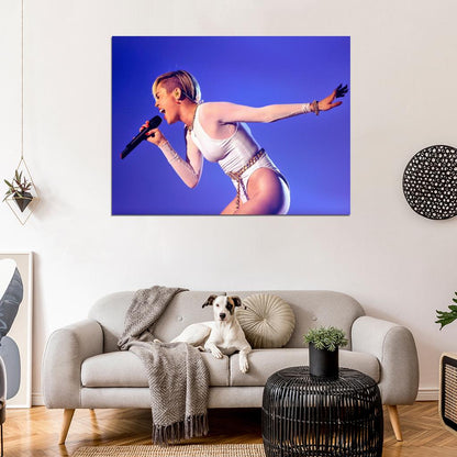 Miley Cyrus Hot Pop Country Singer Music Art Wall Art Print Poster