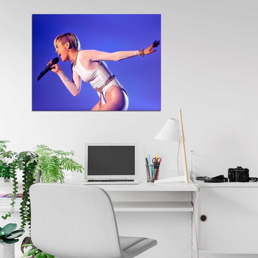 Miley Cyrus Hot Pop Country Singer Music Art Wall Art Print Poster