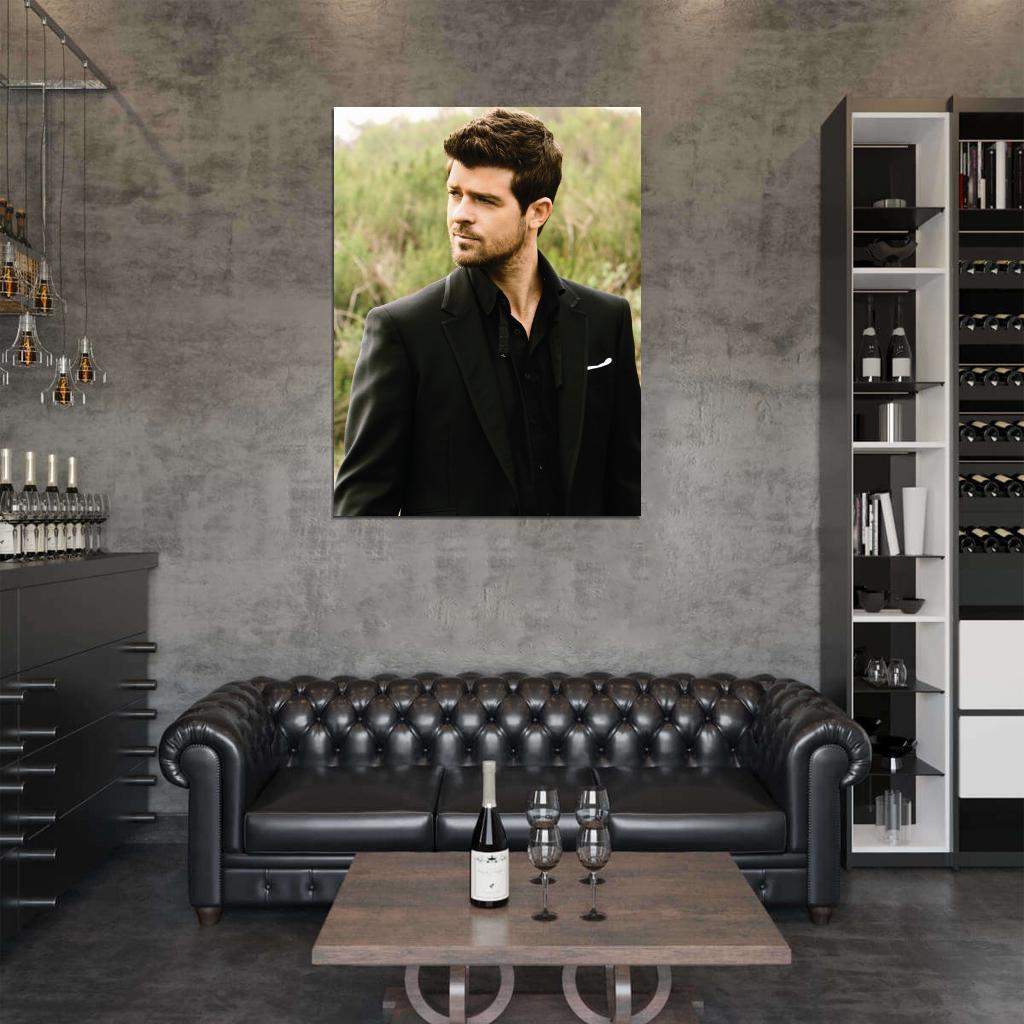 Robin Thicke R&B Hip Hop Singer Music Art Wall Art Print Poster