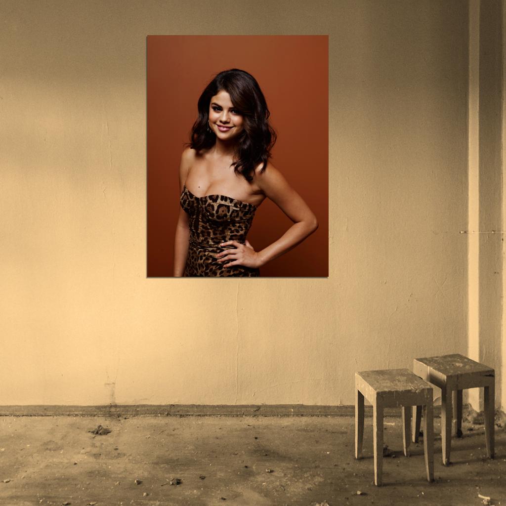 Selena Gomez Hot Sexy Pop Singer Music Art Wall Art Print Poster