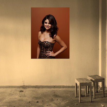 Selena Gomez Hot Sexy Pop Singer Music Art Wall Art Print Poster