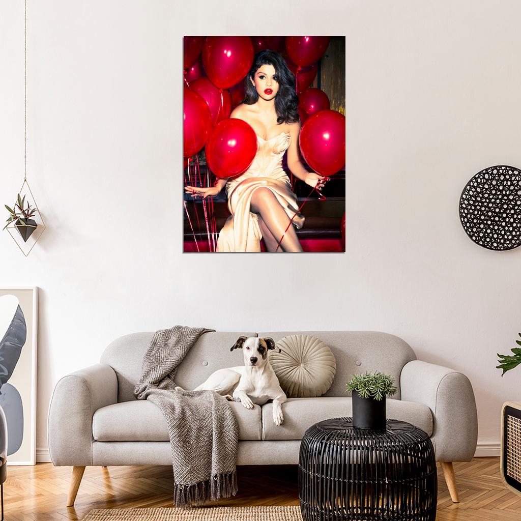 Selena Gomez Hot Pop Singer Music Art Wall Art Print Poster