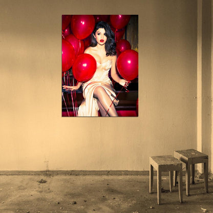 Selena Gomez Hot Pop Singer Music Art Wall Art Print Poster