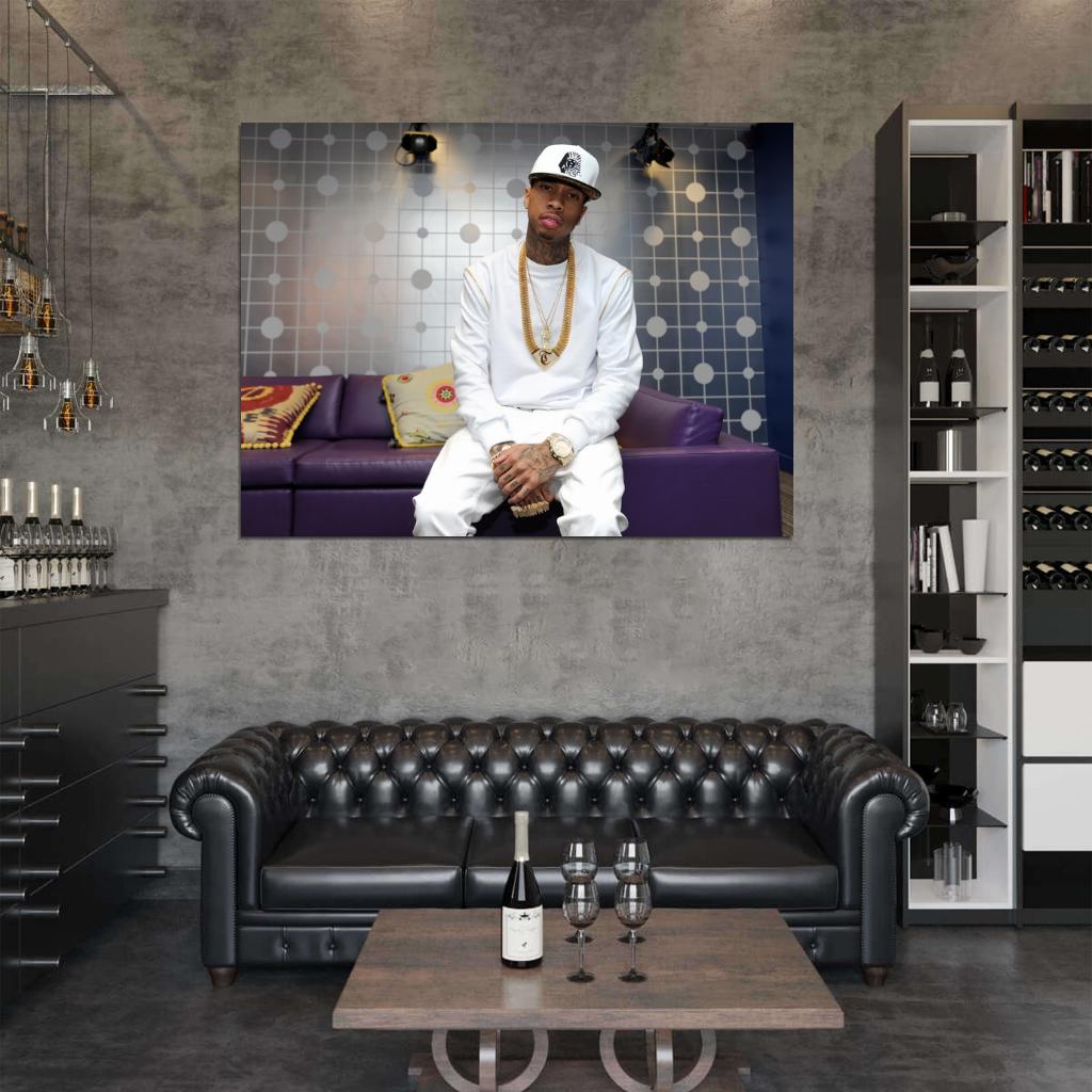 Tyga Hip Hop Rapper Singer Music Art Wall Art Print Poster