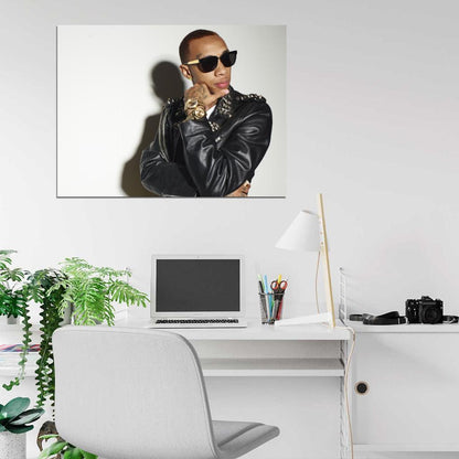 Tyga Sunglass Portrait Hip Hop Rapper Singer Music Art Wall Art Print Poster