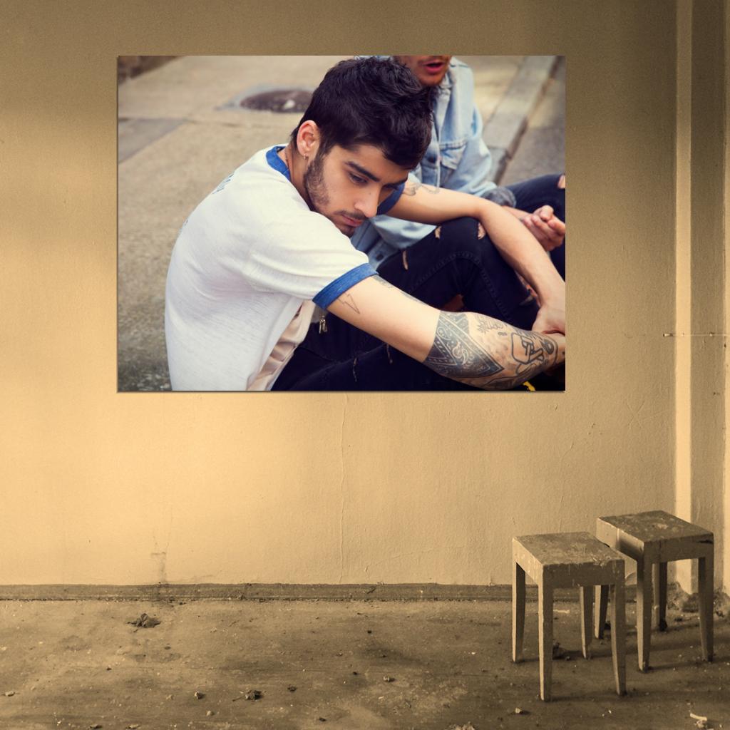 Zayn Malik Pop Singer Music Art Wall Art Print Poster