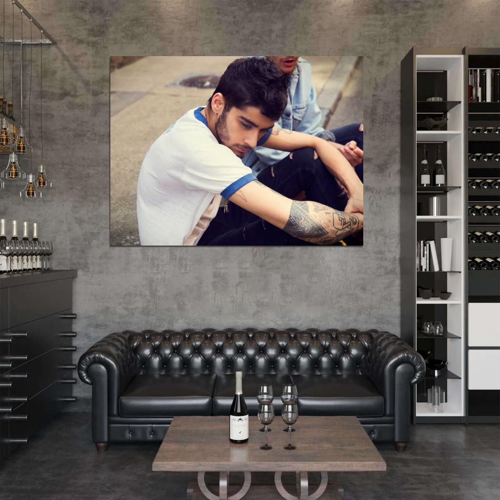 Zayn Malik Pop Singer Music Art Wall Art Print Poster