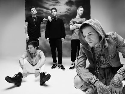 The Neighbourhood Dark Pop Band Music BW Art Wall Art Print Poster