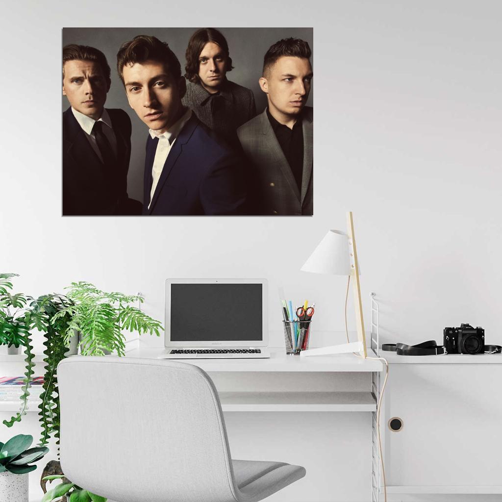 Arctic Monkeys Indie Rock Band Music Art Wall Art Print Poster
