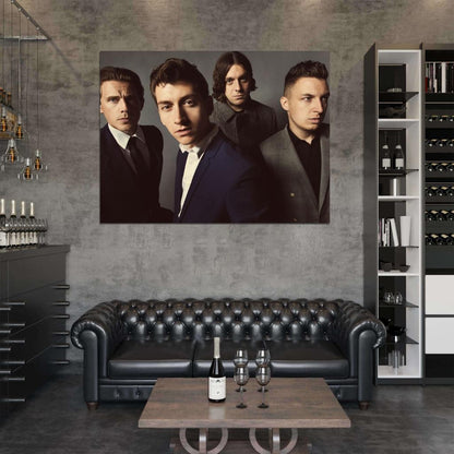 Arctic Monkeys Indie Rock Band Music Art Wall Art Print Poster