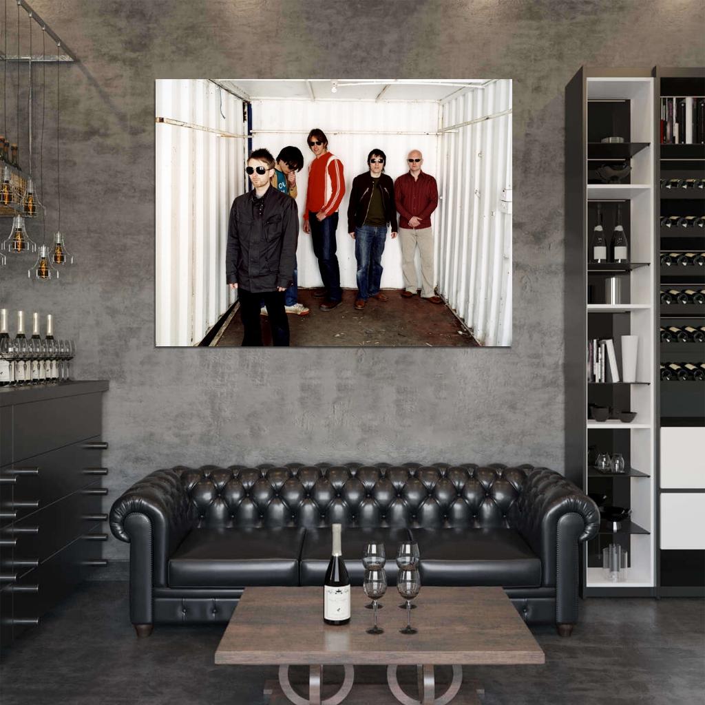 Radiohead Rock Band Music Art Wall Art Print Poster