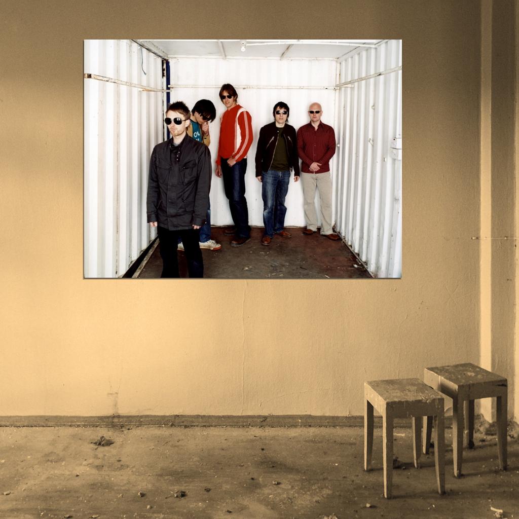 Radiohead Rock Band Music Art Wall Art Print Poster