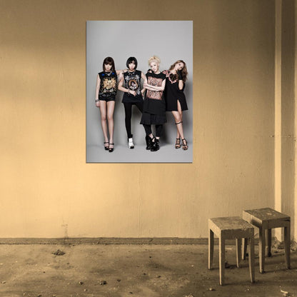 2NE1 K-Pop R&B Hip Hop Band Music Art Wall Art Print Poster